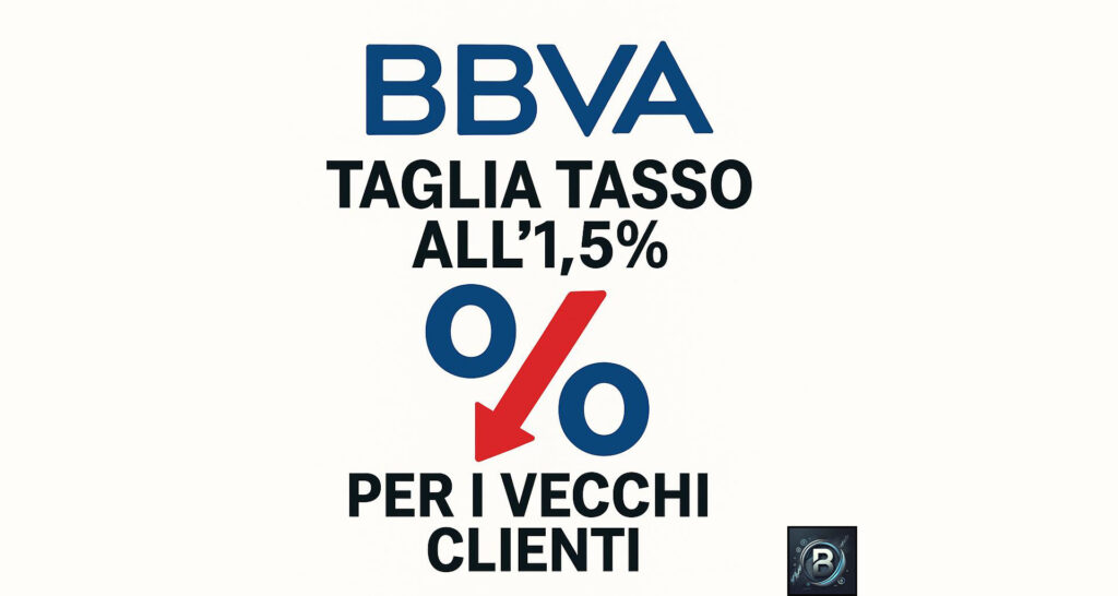 bbva taglio tasso